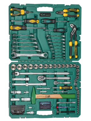 НАБОР ИНСТРУМЕНТА АРСЕНАСЛ 104 ПРЕДМЕТА
