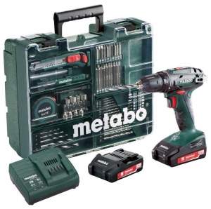 АКК.ШУРУПОВЕРТ METABO BS 18 SET