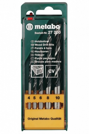 СВЕРЛА ДЕР METABO 4-10мм 5шт