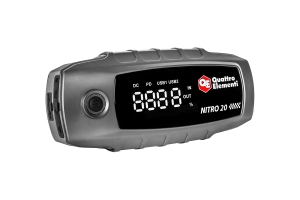Пусковое устройство QUATTRO ELEMENTI Nitro 20 (12В, 20000 мАч, 1600 А, Type-C, USB-A, дисплей, фонар