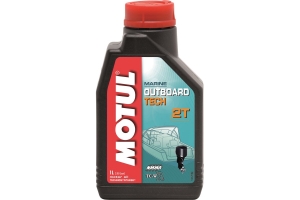 Масло моторное Outboard TECH 2T, MOTUL, 1 л