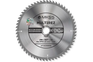 MU2160 Диск пильный универсальный 216х60Тх1,5/2,4х30мм Multirez MKSS