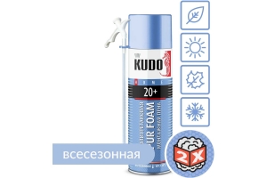 Пена полиур. монтаж.  бытовая всезезонная  KUDO HOME 20+650мл