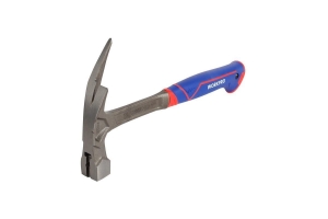 Молоток кровельщика кованый цельнометалический WORKPRO PRO 560г (ANTI-SHOK рукоятка)