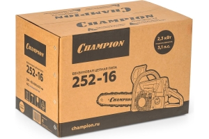Бензопила CHAMPION 252-16"-3/8-1,3-55 (2,3кВт 45,4см 4,7кг)
