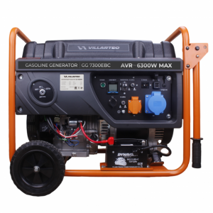 Генератор бензиновый VILLARTEC GG7300ЕВС (5,8/6,5 кВт, 1-фазный, медь)