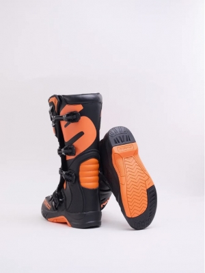 Мотоботы STAREZZI MILANO,  BLACK/ORANGE, 42