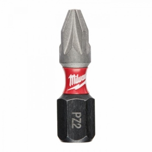 Бита PZ2 25мм Milwaukee SHOCKWAVE™ (2шт/уп) GEN III