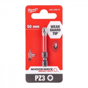 Бита PZ3 50мм Milwaukee SHOCKWAVE™ GEN III