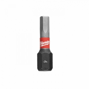 Бита HEX4 25мм Milwaukee SHOCKWAVE™ (2шт/уп) GEN III