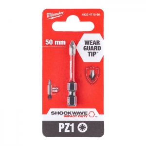 Бита PZ1 50мм Milwaukee SHOCKWAVE™ GEN III