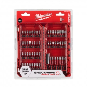 Биты Milwaukee SHOCKWAVE™ набор 56ед. GEN III в пласт. кейсе
