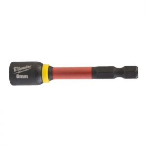Насадка магнитная торцевая Milwaukee SHOCKWAVE™ с хв. 1/4" Hex - 8мм x 65мм GEN II