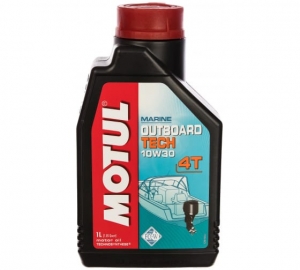 МАСЛО MOTUL Outboard TECH 4T SAE 10W30 1l