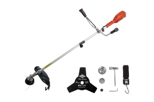 ТРИММЕР ЭЛЕКТРИЧЕСКИЙ DDE ET1600RV (1600 Вт ВЕРХ ДВИГ РАЗЪМ ПРЯМ ВАЛ РЕМЕНЬ +ДИСК ВЕЛОРУЛЬ)