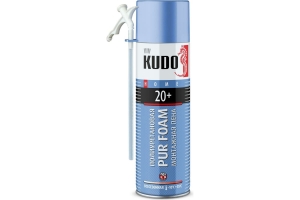 Пена полиуретановая монтажная бытовая всесезонная KUDO HOME 20-650мл