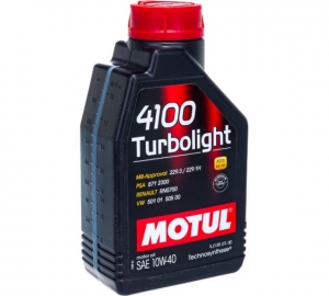 МАСЛО MOTUL 4100 TURBOLIGHT SAE 10W40