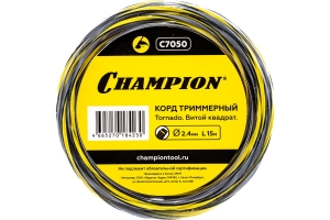 Корд трим.CHAMPION Tornado 2.4мм* 15м (витой квадрат)