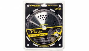 НОЖ С ЗУБЦАМИ ИЗ ТВЕРДОГО СПЛАВА NINJA 36/230/25,4 (SRM-2305