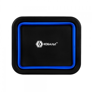 Тарелка магнитная КОБАЛЬТ для крепежа, СКЛАДНАЯ, силиконовая, 150 х 132 мм, высота 15мм/45мм