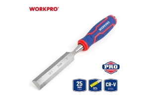 Стамеска-долото 25мм WP243010 WORKPRO CR-V кованная сталь