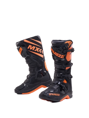 Мотоботы STAREZZI MILANO,  BLACK/ORANGE, 42