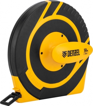 Рулетка геодезическая Denzel 50м,полотно фибергласс 15мм