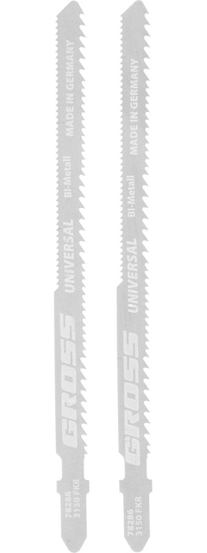 Полотна для электролобзика универсальные, двухсторонние, фигурный рез, 2 шт. (3150 - FKR) // Gross