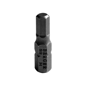 Биты магнитные Hex6x25мм, 2 шт, S2, BERGER