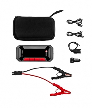 Пусковое устройство QUATTRO ELEMENTI Nitro 24 (12В, 24000 мАч, 2000 А, Type-C, USB-A, дисплей, фонар