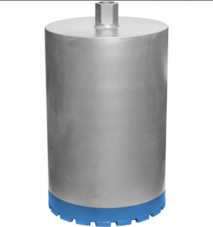 КОРОНКА АЛМАЗНАЯ ПРАКТИКА "ПРОФИ" D=250 Х 450ММ (20), ПОСАДКА 1 1/4" ПРАКТИКА