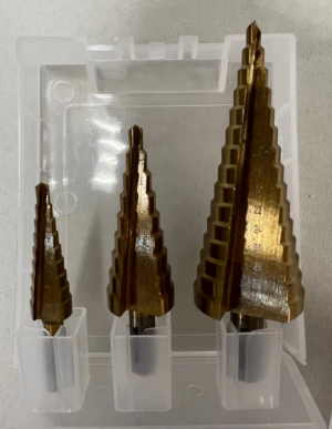 Набор ступенчатых свёрл PRO HSS4241 (4-12мм, 4-20мм, 4-32мм) 3шт Workpro, WP400423