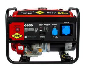 Бензиновый генератор DDE G650 (6/6.5 кВт, 1-фазный, алюминий)