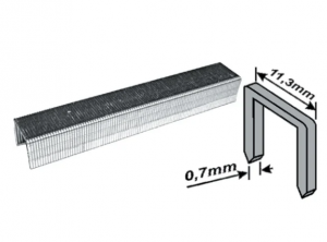 Скобы Тип 53 10мм 1000шт WP223012 WORKPRO