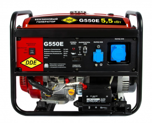 Бензиновый генератор DDE G550E (5/5,5 кВт, 1-фазный, алюминий)