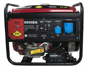 Бензиновый генератор G650EA  (6/6,5 кВт, 1-фазный, медь)