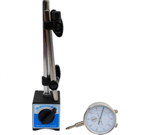 Индикатор часового типа с магнитной стойкой Эврика (погрешность-0,01мм), в кейсе ER-86302