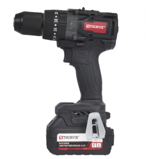 BBID12160 Дрель-шуруповерт ударная аккумуляторная бесщёточная THORVIK 1/2"DR, 21В, 160 Нм