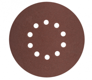 Круги шлифовальные с отверстиями (липучка), алюминий-оксидные, 225 мм, 5 шт. Р 60