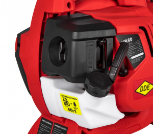 Воздуходув бензиновый DDE VB 60 (26 см3, 1,1 кВт/ 1,5 л.с., 580 м3/ч, 68 м/с, 4,7 кг)