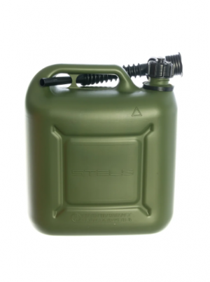 Канистра для ГСМ вертикальная, 10 л., пластиковая, усиленная // Stels