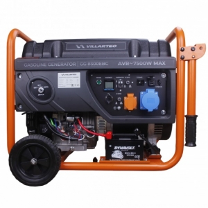 Генератор бензиновый VILLARTEC GG8300ЕВС и блок автоматического запуска генератора 10 кВт