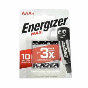 Батарейка ENERGIZER LR03-4BL MAX Б0016820