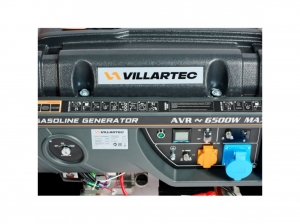 Генератор бензиновый VILLARTEC GG7300ЕВС и блок автоматического запуска генератора 10кВт