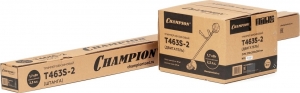 Триммер CHAMPION Т463S-2 (PRO неразъемн.прям. 1,7кВт 47см? 8кг HT22+40/255/25,4 U-ручка легк.старт)
