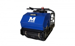 Мотобуксировщик "Мужик" КLUXE- 500/1450 (катковая подвеска, лазерная  рама)(Двигатель Loncin 7A  (20л/с,эл.ст))(Ручки с подогревом, Крепление для АКБ, Дроссельная заслонка на руле)