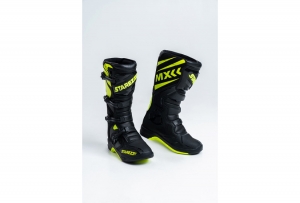 Мотоботы STAREZZI MILANO, BLACK/FLUO YELLOW, 45