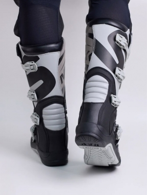 Мотоботы STAREZZI MILANO,  BLACK/GREY, 46