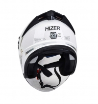 Шлем мото открытый HIZER 250 #2 (L) white