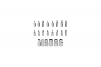 Набор mini WORKPRO трещетка 1/4 и биты, 24шт WP200535